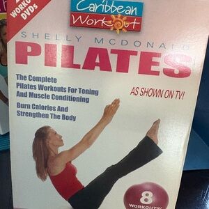 Pilates DVD - Pink and Red Cover